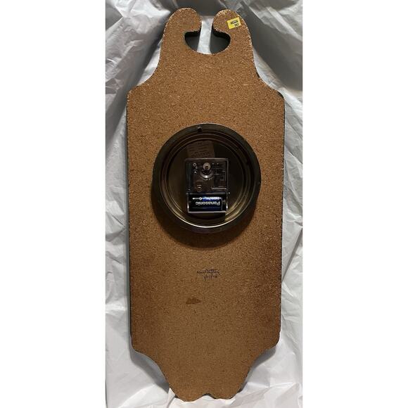 VTG Lady Seth SETH THOMAS Cornwall Wall Clock Kitchen Decor Rooster Folk Art - Picture 5 of 8